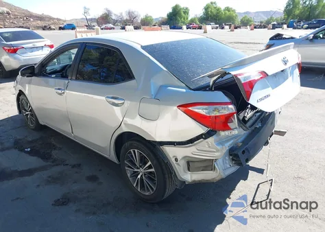 2016 Toyota Corolla Le Plus z USA, uszkodzony, nr VIN 5YFBURHE8GP385261